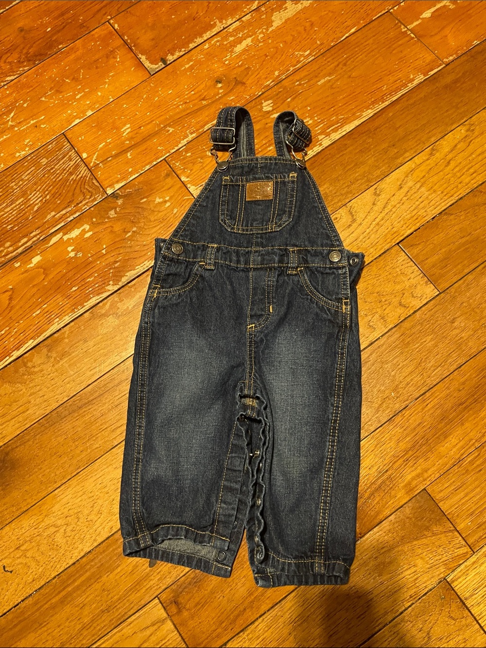 Carter's Dark Blue Denim Overalls for Kids